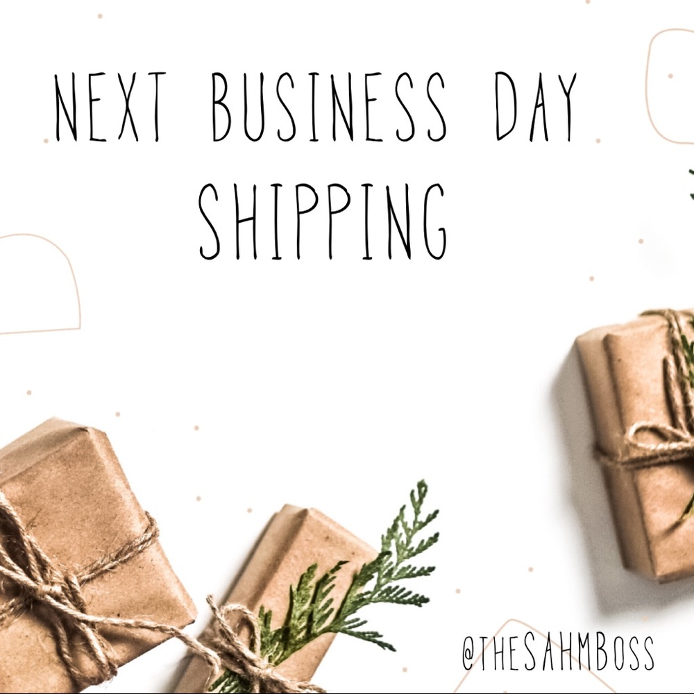 NEXT BUSINESS DAY SHIPPING